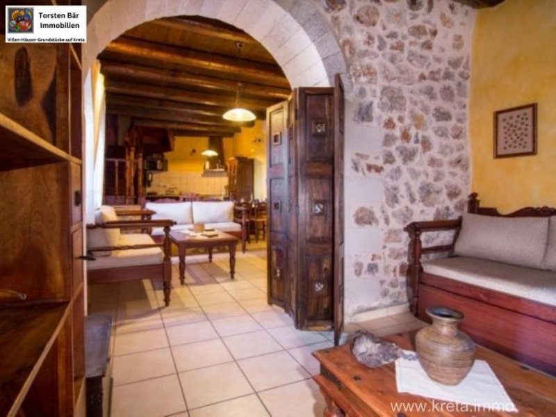 Samonas Kreta, Samonas, Natursteinvilla "Purple Villa" 88,24m² Wfl. Pool Meerblick Haus kaufen